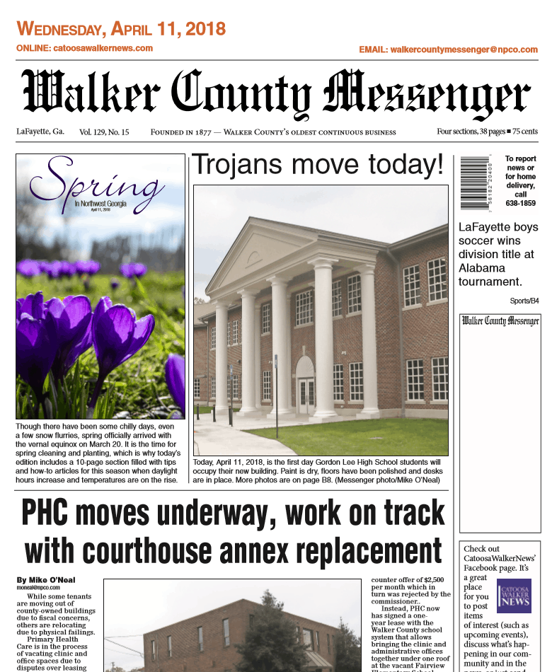 Walker County Messenger Newspaper